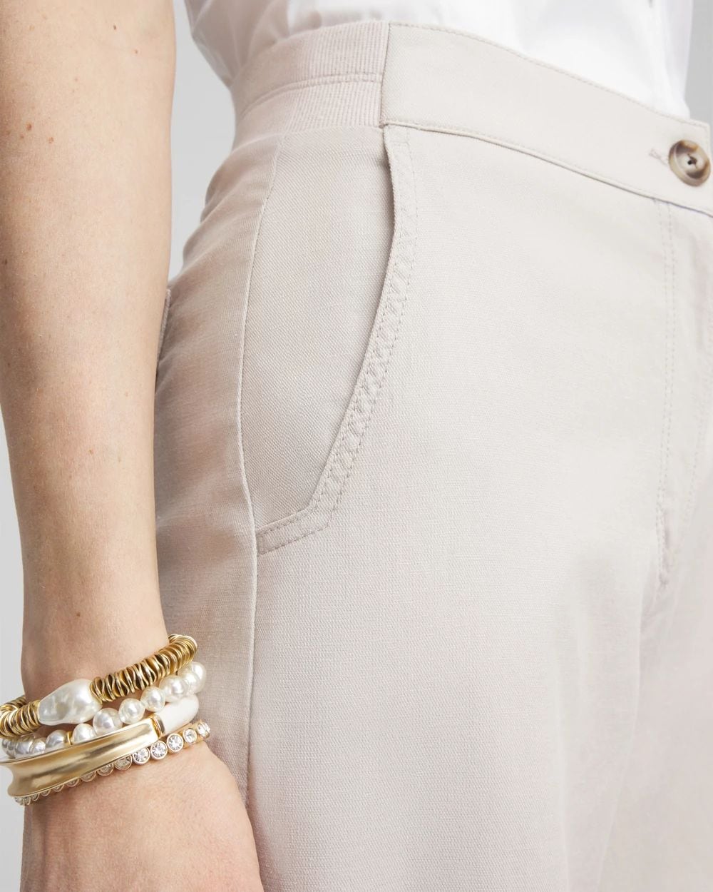 メゾンドドルチェ luxs pants ivory luxs pants/ivory | maison de Dolce.